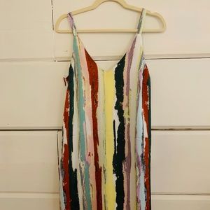 Cute Multi-Colored Pinch Dress